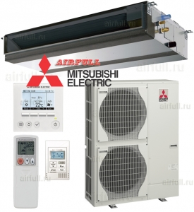 Канальный кондиционер Mitsubishi Electric PEAD-RP125JAQ/PUHZ-ZRP125YKA (средненапорный)
