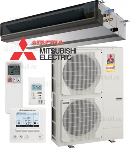 Канальный кондиционер Mitsubishi Electric PEAD-RP71JAQ/PUHZ-SHW80VHA (средненапорный)
