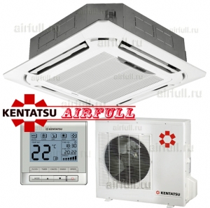 Кассетный кондиционер Kentatsu KSVR105HFAN3/KSUT105HFAN3