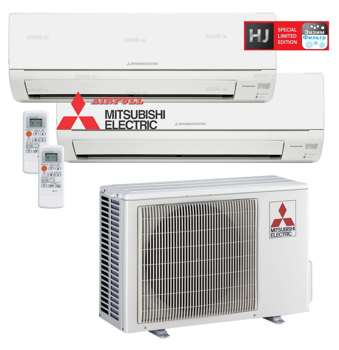 Мульти сплит-система Mitsubishi Electric MXZ-2HJ40VA-ER (25+25)