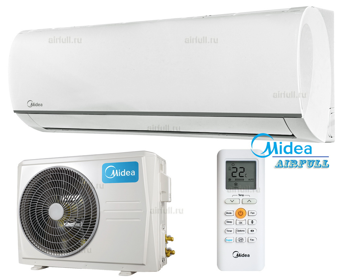 Кондиционер Midea MSMABU-12HRDN1/MOBA03-12HFN1