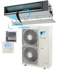 Канальный кондиционер DAIKIN FBQ100C/RZQ100E(V/W) (средненапорный)