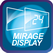 MIRAGE дисплей - Благодаря функции MIRAGE дисплей, когда кондиционер выключен дисплей не виден на передней панели. Это создает более современный и стильный вид передней панели блока