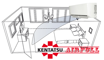 распределение воздушных масс кондиционера Kentatsu KSGMA